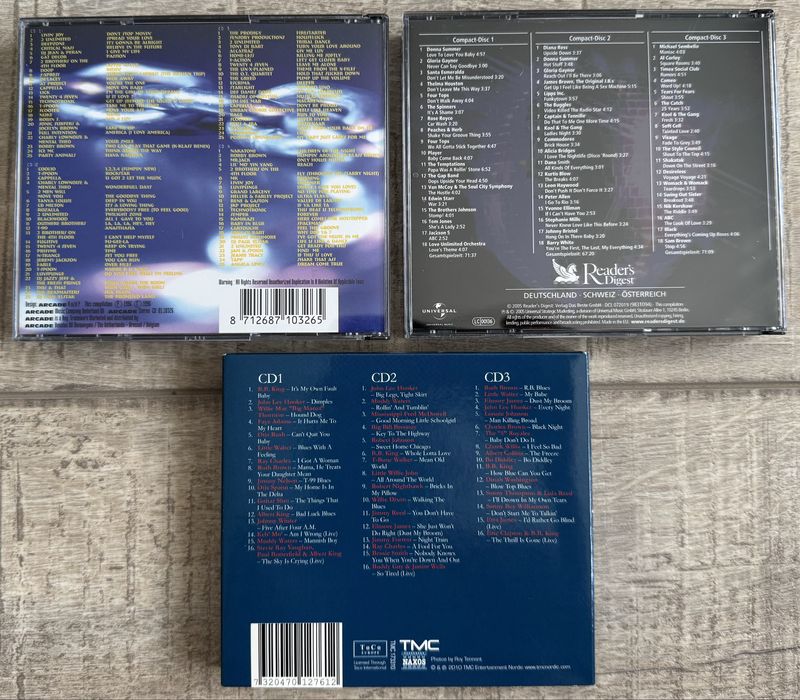 Cd-uri compilatii muzica Italo-Disco/Eurohouse/Blues