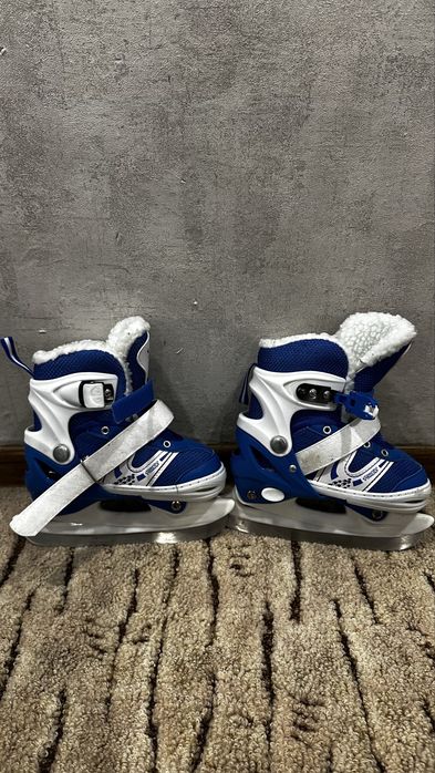 Коньки детмкие синие
