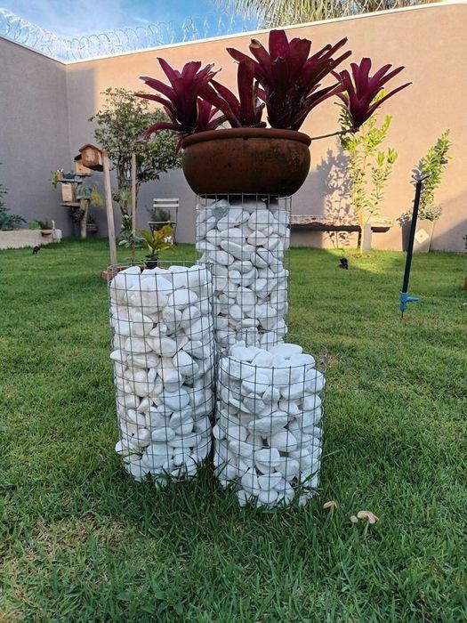 Белый галка камен декоративни