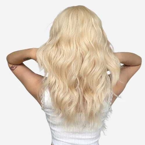 Руса чуплива перука 50 см с бретон