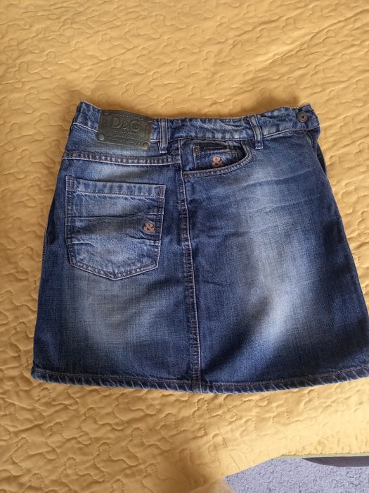 Къса дънкова пола