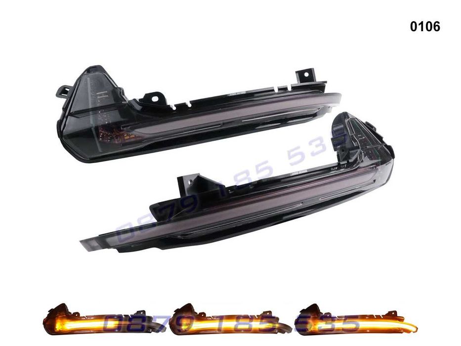 Динамични бягащи мигачи огледала Audi A6 C7 S6 ауди а6 ц7