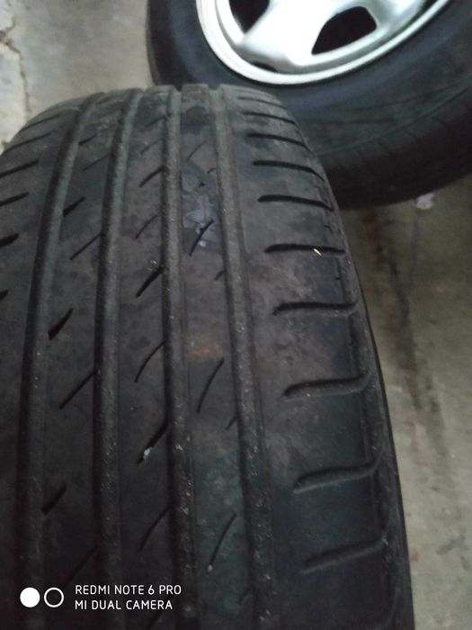 Метални  Джанти  с гуми за Subaru forester 15 цола гумите цена 250 лв