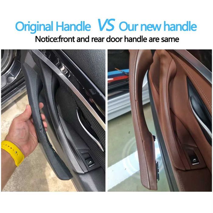 Вътрешна дясна дръжка за BMW F10 F11 F18 БМВ Ф10 Ф11 Ф18 кожена част