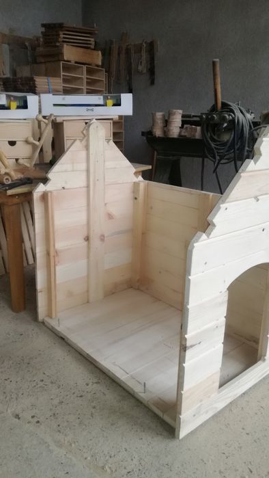 Дървена къщичка/ Кучешка колиба ”SMILEY XL"