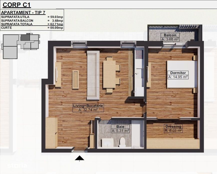 Apartament 2 camere | Dobroesti-Fundeni | Direct dezvoltator — fotografia 3