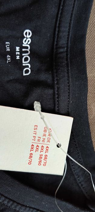 Мъжка тениска, 4XL размер (68/70)