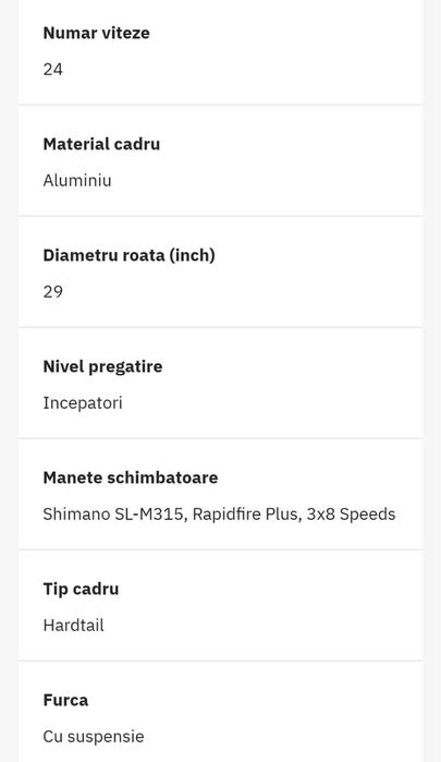 Bicicleta DHS terrana 2927