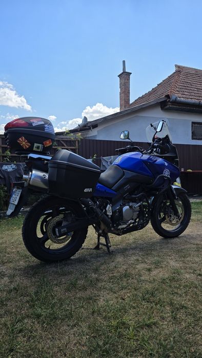 Suzuki V Strom DL650 complet accesorizat 3 cutii scut cric central mansoane incalzite anvelope noi