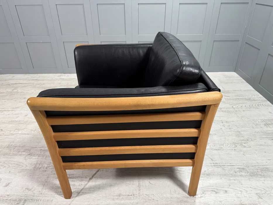 Кожено датско кресло - фотьойл SKALMA Д1139-Д