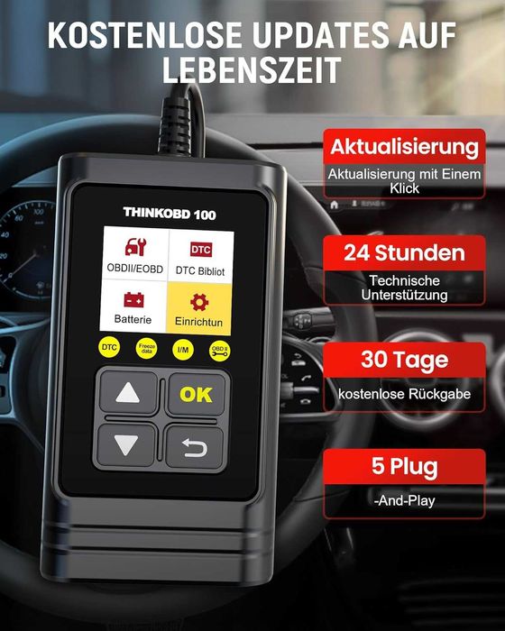 OBD2 диагностика Thinkcar THINKOBD 100 за автомобил