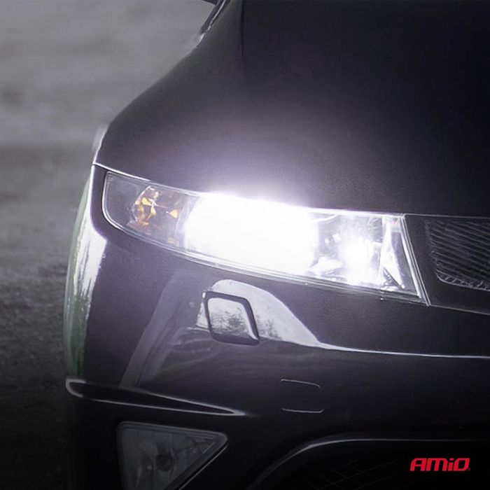 Led автомобилни крушки за фар 2броя hybrid серия h1 6000k canbus ...