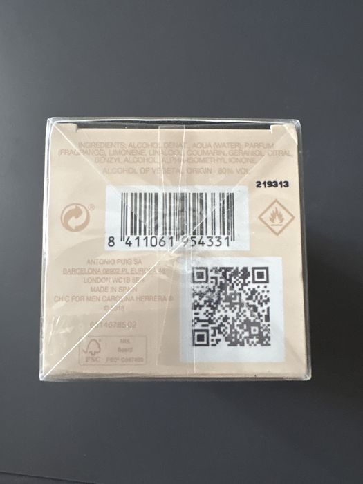 Parfum Carolina Herrera “Chic for men” 60ml