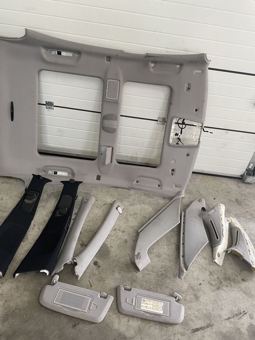 Plafon textil Mercedes w221 s class long + stâlpi