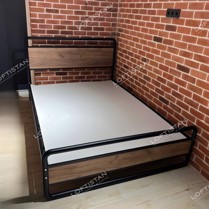 Кровать MILLENIUM Лофт стиль Temir krovat Металл кравать Лофт спальни