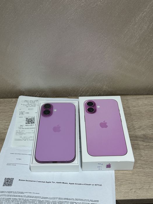 iPhone 16 | 128GB | Розов | Като нов | 99% батерия | iStyle гаранция