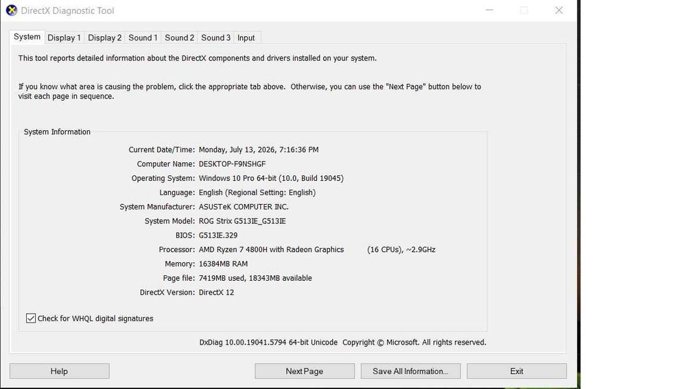 Laptop ASUS ROG Strix G513IE