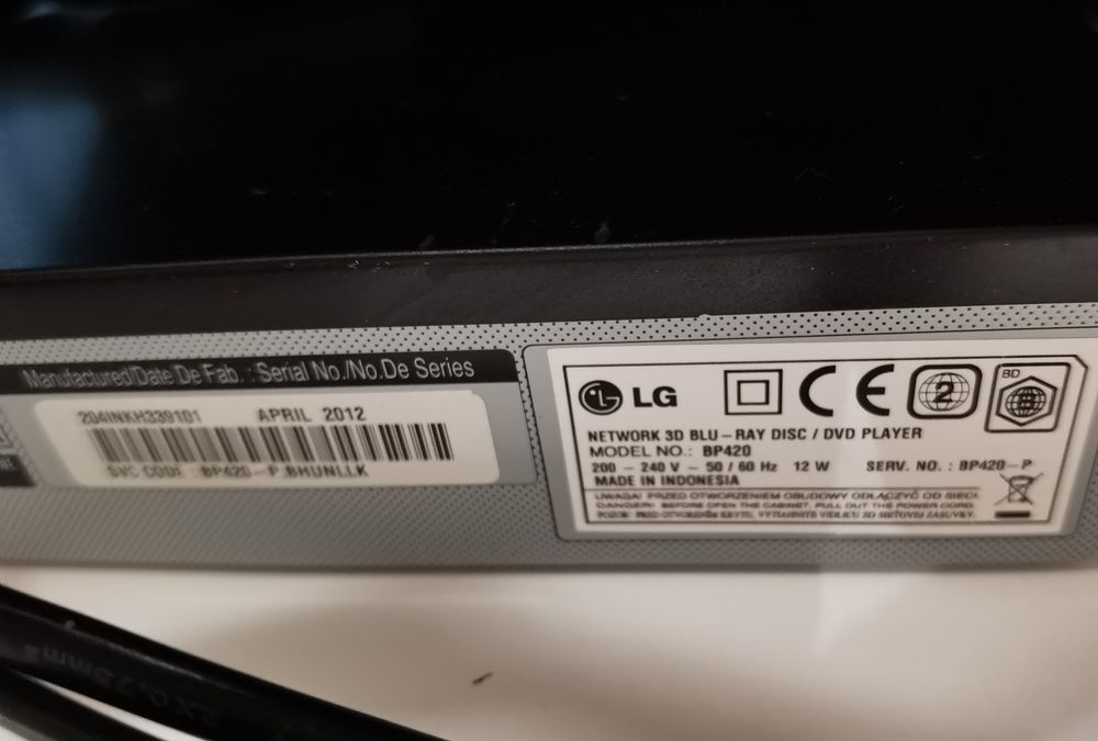 Blu-ray 3D LG SmartTV