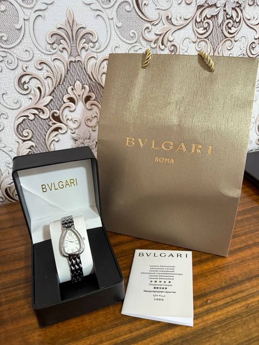Bvlgari ayollar soati: Ideal sovg'a, to'liq komplekt (Yangi)