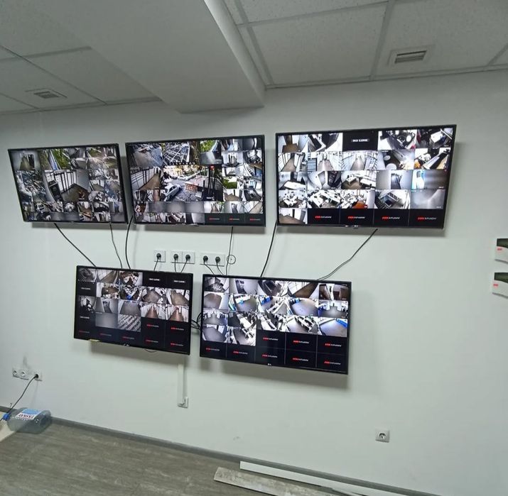 Монтаж видео наблюдения