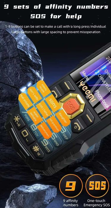 Телефон удароустойчив водоустойчив възрастни стари хора българско меню