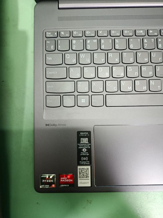 Ноутбук Lenovo ldeapad 5 PRO 16 ARH7 Ryzen -5 6600/ 16GB/ SSD 512GB /