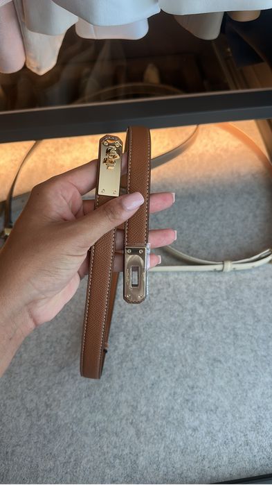Curea piele naturala ysl