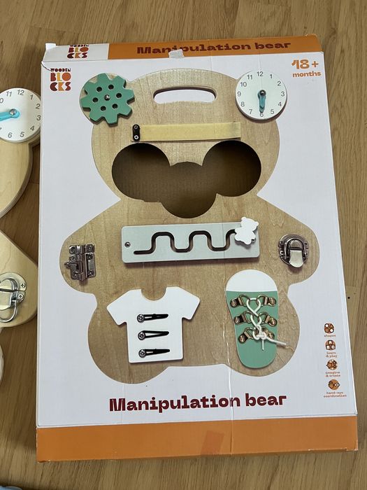 Placa Senzoriala cu Activitati - Model Ursulet