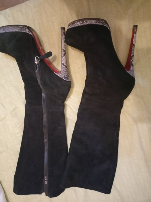 Ботильоны и сапоги на каблуках36