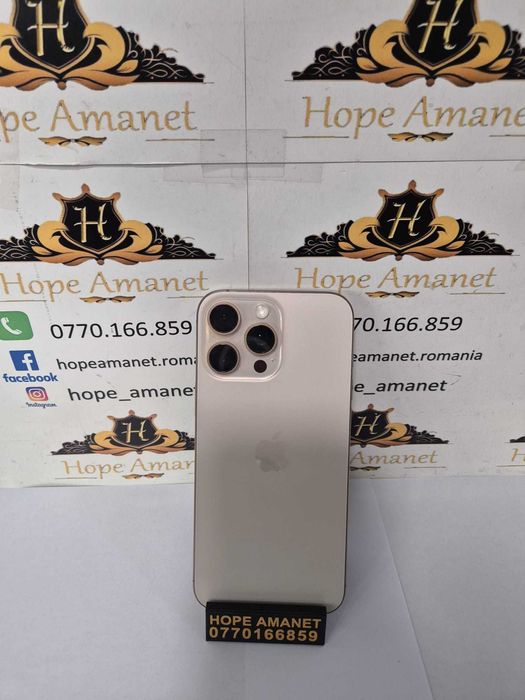 Hope Amanet P10/Iphone 16 Pro Max,256 GB / BATERIE 100% (202CIC )