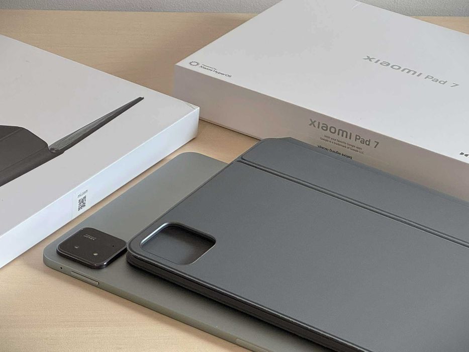 Бартер! НОВ! Xiaomi Pad 7 + Pro Focus keyboard + Xiaomi 33W Зарядно