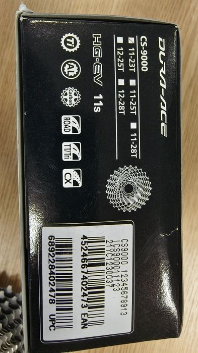 Shimano DURA ACE CS-R9000 11-speed Cassette 11-23,11-25