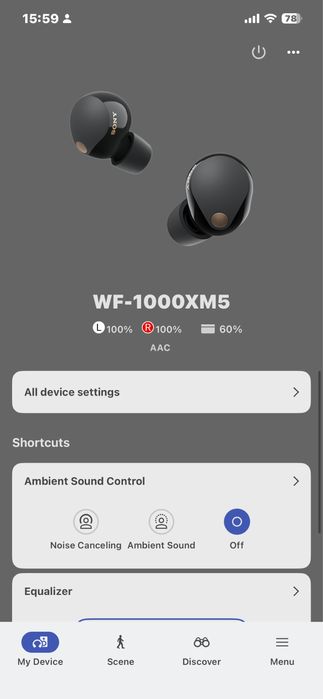 Casti Sony WF1000X-M5