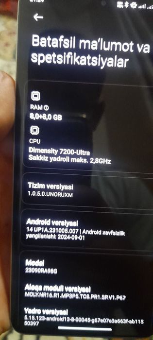 Redmi note 13pro+5G