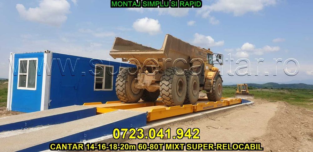 Cantar auto pod bascula 40t-60t 14,15,16 sau 18m Nou Metal Leasing