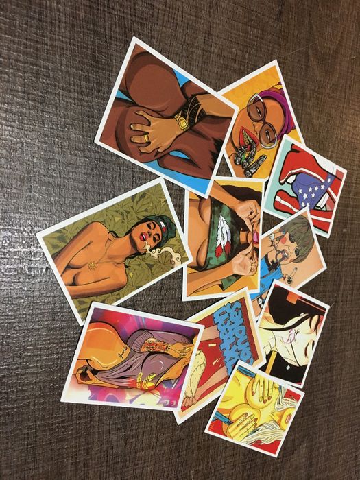 47 стикера "Секси момичета" Скейт Байк Лаптоп Телефон Stikeri