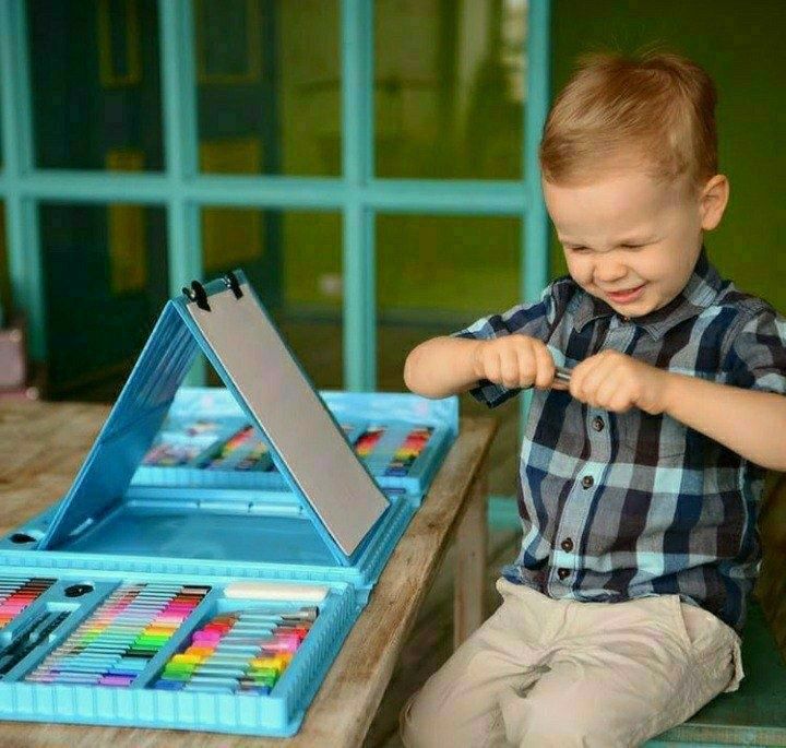 Набор для рисования  208 предметов игрушки для детей