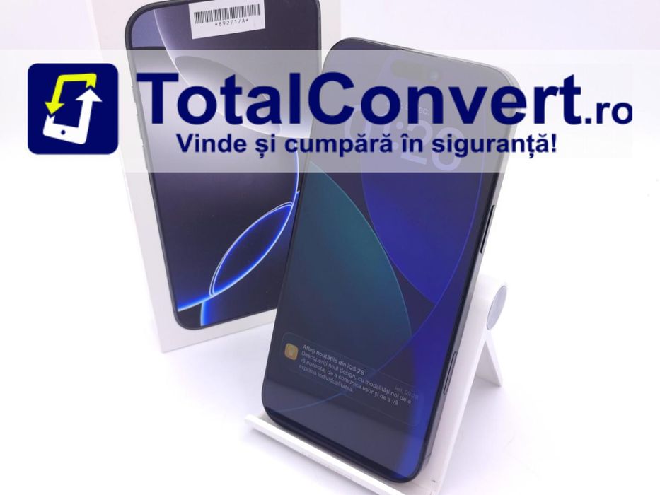 Apple iPhone 16 Pro Max 256GB Black, Garantie 24 luni | #D89271