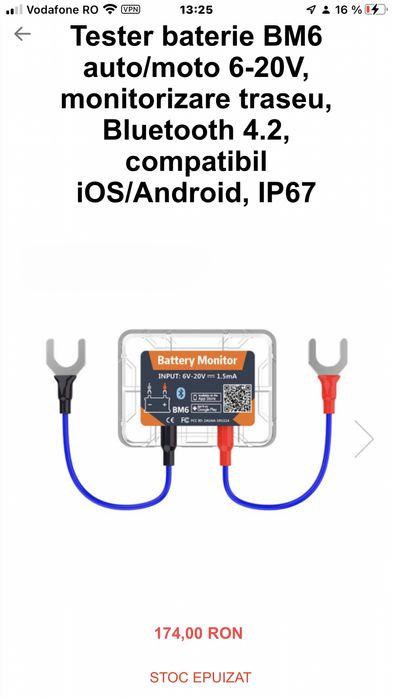 Tester auto-moto bluetooth.ios. Android gps. 12-20 volti