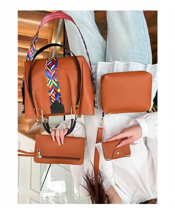 ПРОМО!! Комплект от 4 броя Дамски чанти ,Сет от чанти,Различни цветове