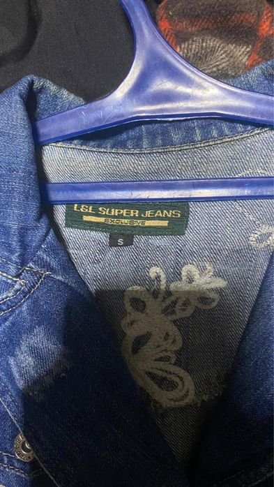 Пиджак джинсовый