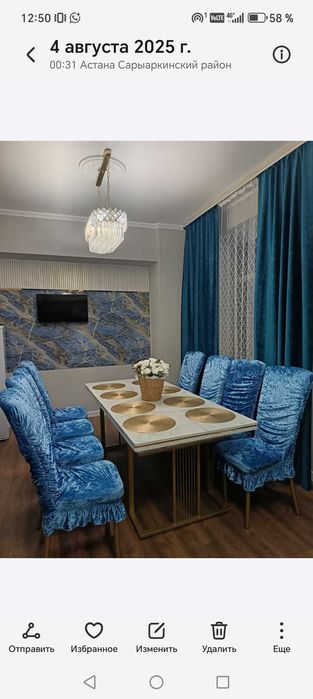 Комплект стол со стульями производства Турция готовый комплект