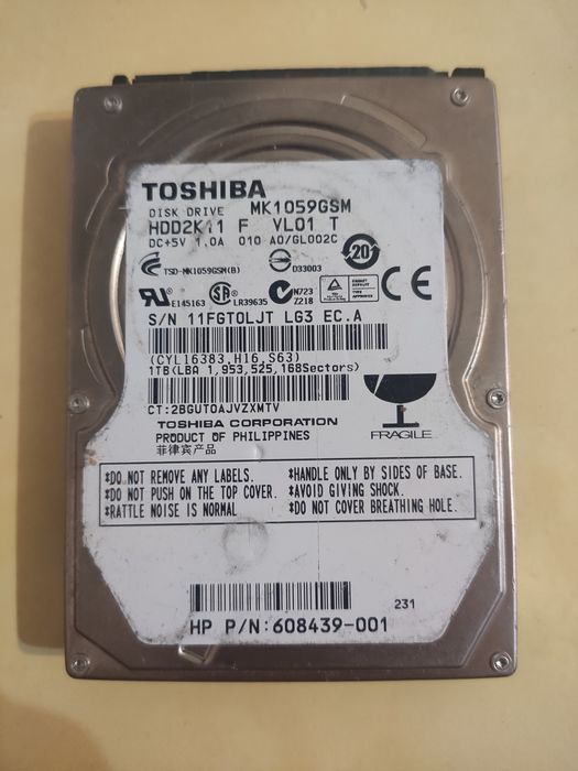 Hard drive HDD 500gb 1tb