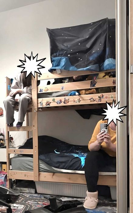 Pat etajat IKEA copii