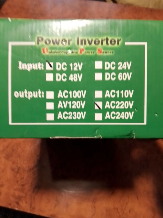 Инвертор 12/220v