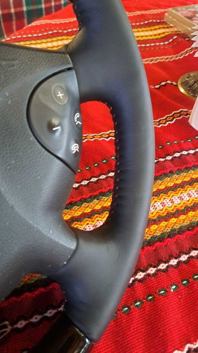 Волан за г 463 с нова естествена кожа и махагон!