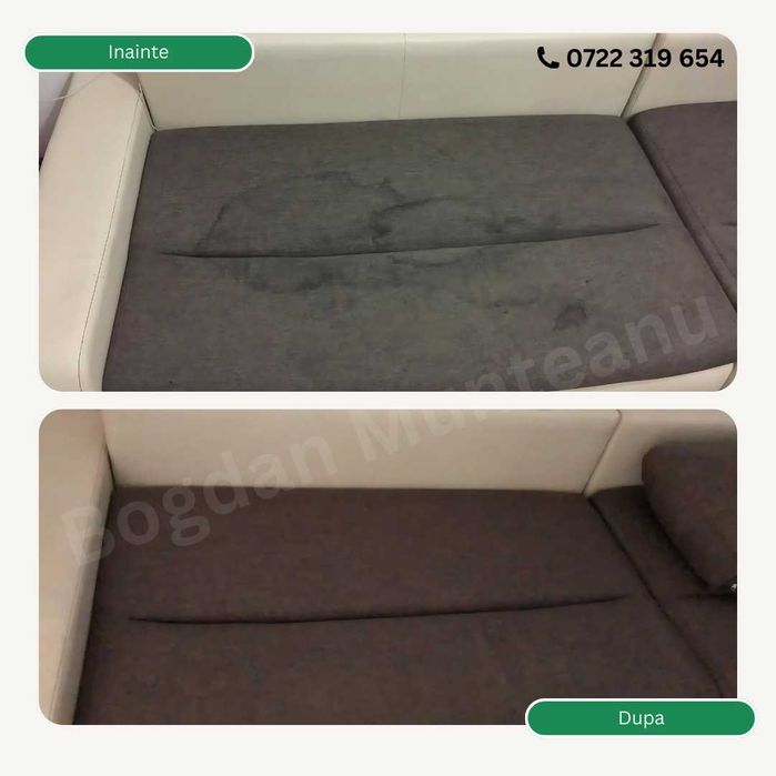 Curatare-spalare tapiterii canapele, fotolii, scaune, coltare, covoare