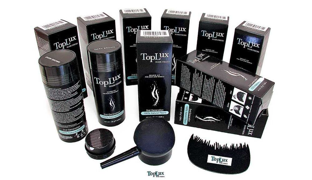 Фибри за Коса  TopLux, Нова Формула ,Топлукс 28гр + 4, Сертифицирани