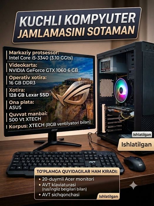 Igravoy komyuter sotiladi