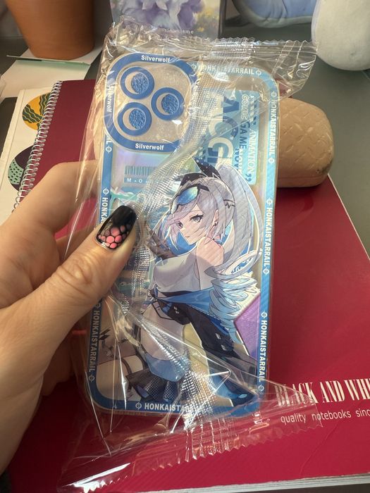 iPhone 11 pro silver wolf hsr phone case